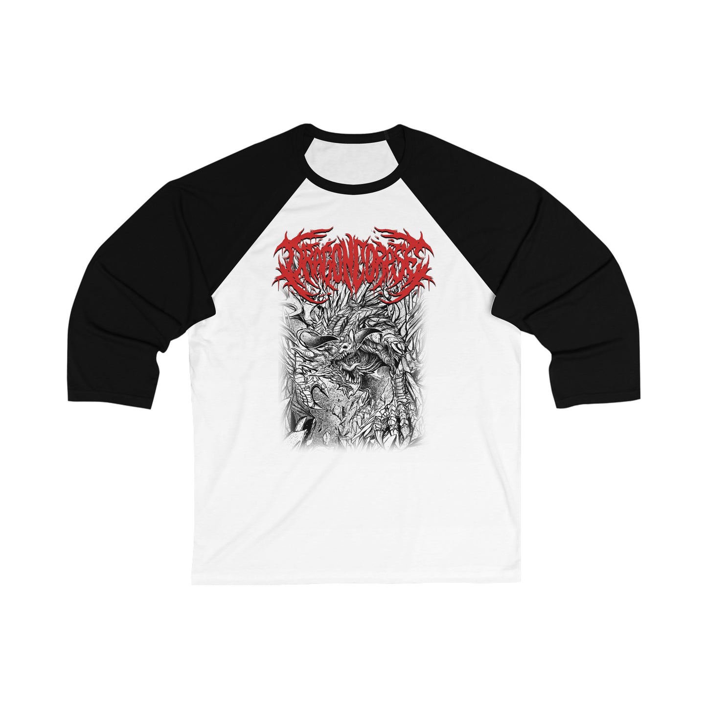 DRAGONCORPSE 3/4 Length Baseball Tee