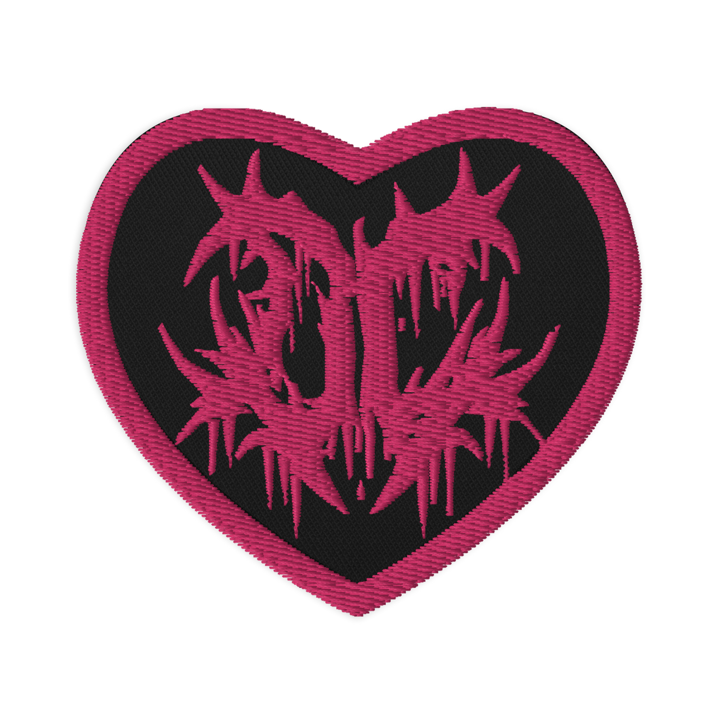 DRAGONCORPSE Heart Embroidered Patch